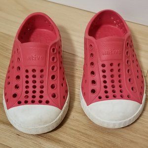 Native shoes toddler size c4 Pink